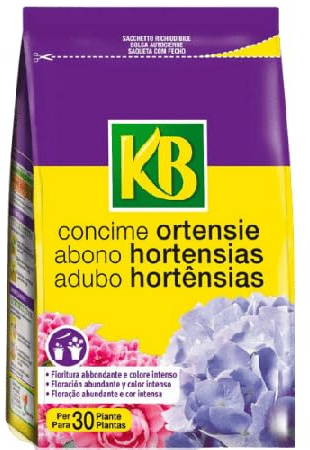 Concime Ortensie 2x800 g – Pacco Risparmio 1,6 kg | Ideale per Trapianto e Acidofile | Ortensie, Azalee, Rododendri, Camelie | Colori Intensi + Radici Forti | Assistenza Agraria Inclusa - KB