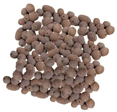ROMISBABA Ceramsita de Jardinería para Macetas y Cultivo Hidropónico, Arcilla Expandida Transpirable, 1kg, Adecuado para Cubrir Fondo y Superficie de Flores y Vegetales