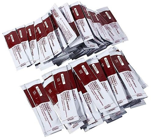 Crema per tatuaggio, 100 Pezzi Vitamina A e D unguento crema antimacchia per tatuaggi per tattooing body art trucco permanente forniture per tatuatori