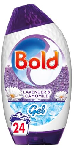 Bold Washing Liquid Gel 24 Washes, Lavander and Camomile, 840ml