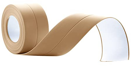 Felenny Bath Sealant Strip Waterproof Sealant Tape Bathroom Wall Corner Caulk Strip Sealing Tape Self Adhesive Simple Tape for Bathroom, Kitchen, Bathtub, Toilet, Wall Floor, with Sealing Tool