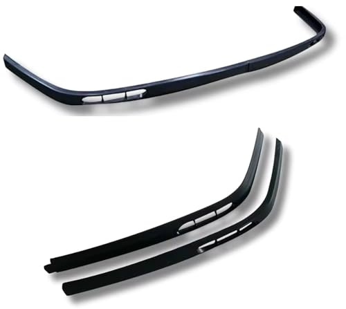 LENTLY Spoiler Difusor Cuerpo Alerón Lip para Peugeot 306 2 Piezas Kit de Parachoques Delantero Labio carrocería alerón Divisor difusor ABS plástico Piezas de Tuning Profesional.(Model 1)