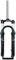BSFHQS Mountainbike Federgabel 20 24er Kinder Fahrrad Gabeln Federweg 100mm Scheibenbremse Fahrrad Mechanische Gabel QR 9 * 100mm Schnellspanner Vorderradgabel Manuelle(Black Gray,24)