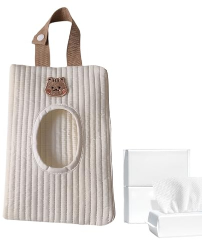 xowwyue Distributeur de Lingettes | Porte-Lingettes Humides Portable - Distributeur Rechargeable avec Pochette Dépliante pour Voiture, Sac À Langes, Sport Et Poussette