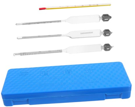 CONGARTENO Accurate Alcohol Tester Hydrometer for Home Brewer with Reusable Design and Glass Material, Laboratory Hydrometer Tools Related to Alcohol Brewing for Festive Beer Season