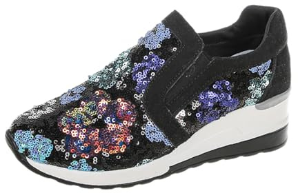 Generisch 2026 Sneaker Tradizionali da Donna con Allacciatura, Tessuto Mesh Traspirante, Scarpe Sportive Eleganti Scarpe Casual Scarpe Sportive Oktoberfest, Scarpe Da Trekking, Nero , 39 EU
