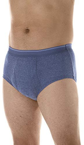 Wearever Maximum Absorbency (650ml) Men's Maximum Brief - Incontinence Pants for Men (Medium, Grey)