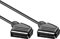 CABLEPELADO Cable Euroconector Macho a Macho | Cable SCART | Cable de 21 Pines Macho | Cable Scart Euroconector | Diámetro 7 mm | Negro | 5 Metros