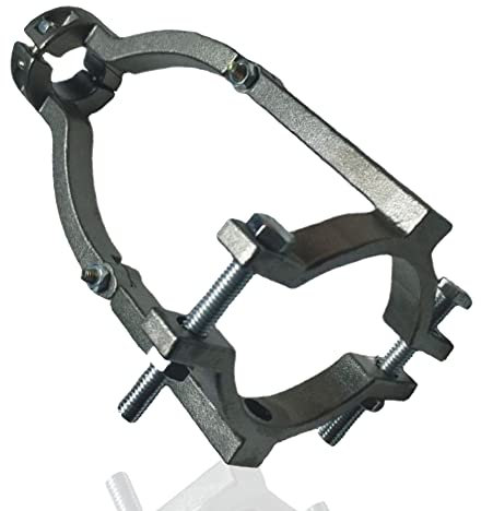 Soporte fijo para taladro adaptador de broca de mano de obra exquisita Convertidor de Soporte de Orificio Material de Acero para Taladro de Banco de Agujero Cuadrado