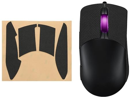 kwmobile Gaming Maus Grip Tape kompatibel mit ASUS ROG Keris Maus - Rutschfestes Griffband für PC Maus - Schwarz