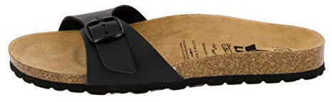 Lico BIOLINE ONCE Damen Pantoletten, Schwarz, 39 EU