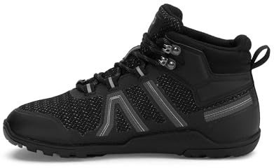 Xero Shoes Women's Xcursion Fusion Waterproof Barefoot Hiking Boot, Black Titanium, 7