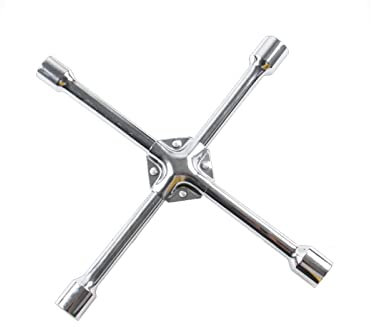 CLICLED Chiave a croce 1/2 girabacchino bussole 17 19 21 23 mm per ruote auto furgoni