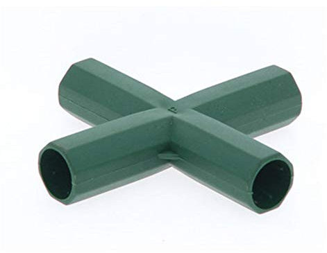 Dongzhi 1/10 Stück Steckverbinder Rohrverbinder Verbindungsstücke, PVC Eckverbinder, für Gewächshäuser Rahmen Regale (16mm)