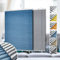 Homland Plissee ohne Bohren Verdunklung Klemmfix,Blau B80 x H120 cm, Plissee 100% Verdunkelnd & lichtundurchlässig, Plisseerollo für Fenster & Tür