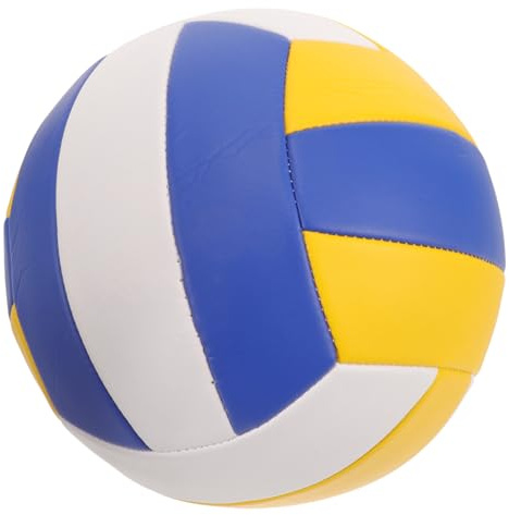 Milisten 5 Pelota De Entrenamiento para Deportes De Interior Pelota Deportiva Suave Pelota De Voleibol De Cuero PU Pelota De Práctica De Voleibol Voleibol De Playa Equipo De Entrenamiento