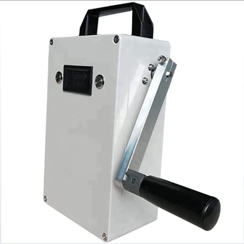 Wrobelax Portable Hand Crank Generator, 150W Small Hand Crank Generator, Portable Power Supply, Manual Emergency Power Generator