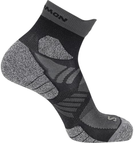 SALOMON Aero Ankle Calcetines tobilleros, control humedad para running, comodidad acolchada, ajuste elástico, versatilidad para carreras diarias
