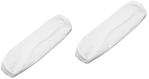 VOSAREA 2Pezzi Copripiumino Cilindrico per Cuscino da Ufficio e Neck Pillow Fodera Decorativa per Cuscini Rotondi Materiale Resistente e Facile da