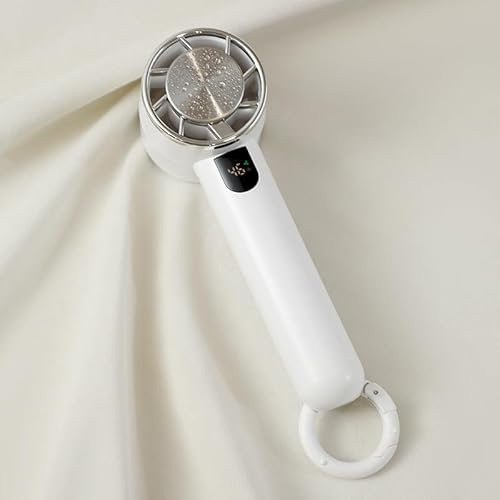 SHYOSUCCE Vine3 Mini ventilateur manuel LCD avec dissipateur thermique, 5 vitesses réglables, cordon, ventilateur USB portable pour la maison, le bureau, l'extérieur et les voyages