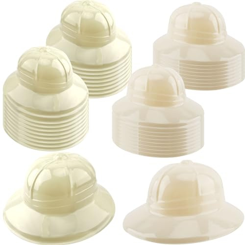 Puteraya Lot de 36 chapeaux de fête safari en plastique pour enfants - Chapeaux d'exploration jungle pour garçons et filles - Halloween, anniversaire, explorateur, fête d'aventure dans la jungle (jeu