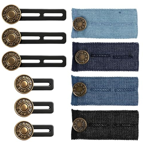 Botón extensor de cintura, extensión de cintura para pantalones