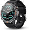 WalkerFit Smartwatch Herren mit Telefonfunktion, 1.43 AMOLED Militär Smartwatch mit Herzfrequenz/SpO2 Outdoor Sportuhr, 60 Tage Lange Batterie, Wasserdicht für Android iOS (Schwarz)