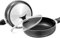 Non-Stick Frying Pan with Lid-Multipurpose Deep Frying Surface for Pancakes,Crepes, Omelettes & Stir-Fry,Induction Safe Saute & Cooking Pan,PFAS Free Non-Toxic Cookware for Gas & Induction Hob (22cm)