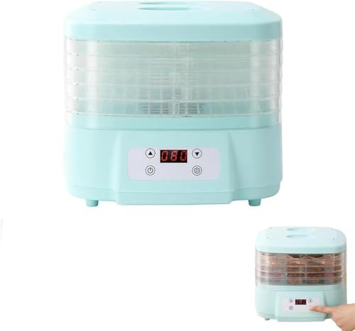 Máquina liofilizadora para el hogar, diseño de 6 bandejas con temporizador ajustable para dulces y aperitivos