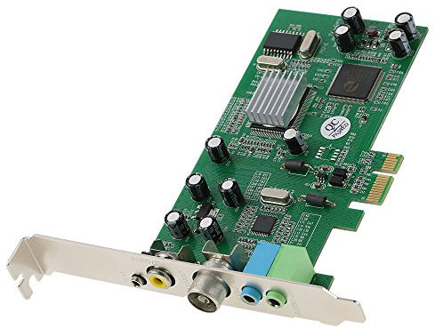 Desconocido PCI-E - Tarjeta sintonizadora de TV Interna MPEG Video DVR grabadora de Captura PAL BG PAL I NTSC SECAM PC PCI-E
