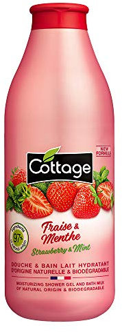 Cottage - Duschbad Und Feuchtigkeitsmilch - Minze - 97 % Natürliche Inhaltsstoffe - 1 Einheit - 750 Ml