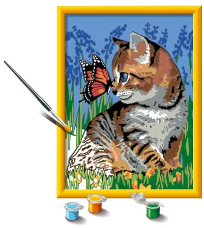 Ravensburger CreArt Best Friends Paint by Numbers Kit - Engage Your Kids Creatively | Complete Set for Beginner Artists | for Age 9 and Above | Ideal for Home Decor or Gift