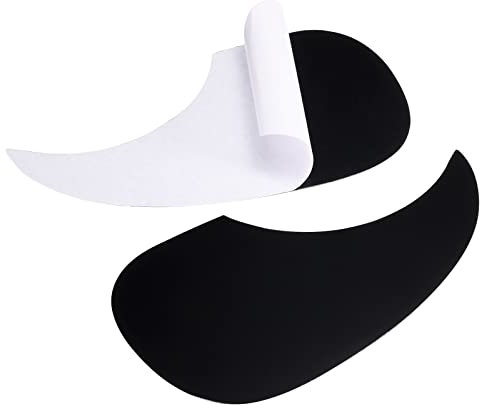 sourcing map 2 Stück Akustikgitarren Schlagbrett Passend für 41 Zoll Selbstklebend für Rechtshänder Teile für Akustik und E-Gitarre Wassertropfenform Schwarz