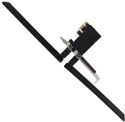 7260AC Pro PCIE WiFi-kort, 2,4 GHz 5 GHz Dual Antenna WiFi-adapter Nätverkskort för 8 10 11, 1200 Mbps Bluetooth PCIE X16 Expansionskort för Stationär PC