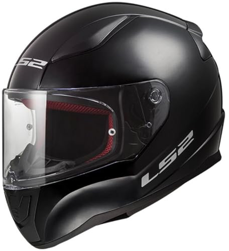 LS2, Integraler Motorradhelm RAPID II SOLID Gloss Black, M