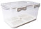 Gzsekken Bread Bin Airtight Bread Bins for Kitchen Counter,Bread Storage Containers Plastic Food Box with Lid and Air Valve Loaf Keeper for Homemade Toast, Bagel, Donut and Cookies-5L