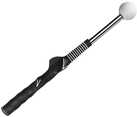 Duontyye Golf Swing Practice Stick Telescopic Golf Swing Trainer Golf Swing Master Training Aid Golf Practice Posture Corrector