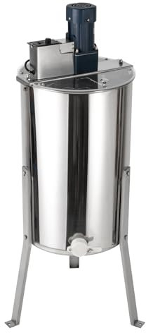 Elektrischer Honigschleuder 140W Zentrifuge Honigabscheidung 370rpm Edelstahl 23.2 * 48.3cm Größe Des Bienenstocks Für Die Bienenzucht Silber