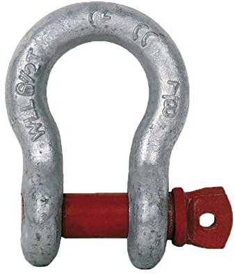 DOJA Industrial | Manille en Acier Haute Resistance | 3,2 T |Pack 2| Parfait pour Le remorquage et Le Levage | 4x4 Mousqueton treuil elingue de Levage Quad Moto remorquag manilles Lyre Route Sangle