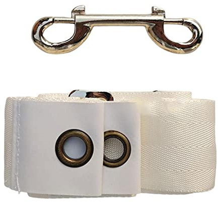 LOVIVER Tennis Net Center Strap, Hook Tennis Professional Center Strap, Adjustable Portable Tennis Net Strap Center Tennis Net Straps for Sports Exercising Gym