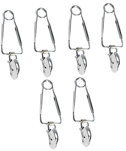 Angoily 6pcs Snail Tong Clip Stainless Steel Heavy Duty for Food Serving for Escargot