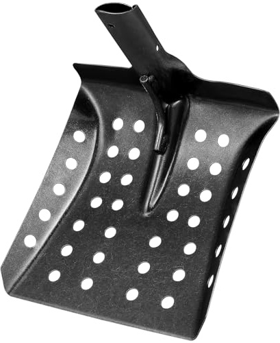 Veemoon Thick Sifting Shovel Scoop Shovel Metal Sifting Reusable Mud Drain Metal Spoon Replace Iron