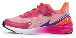 FILA Chaussures de Course Crusher V Kids Unisexes pour Enfant, Fuchsia Rose Fiery Corail, 29 EU