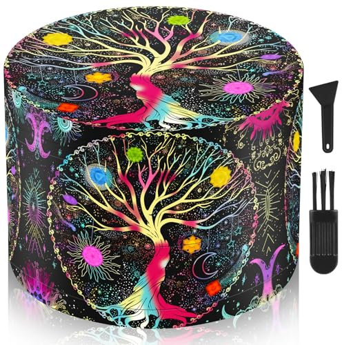 LHOEST Grinder - Macinaspezie grande, 63 mm, design albero, in metallo, 4 pezzi