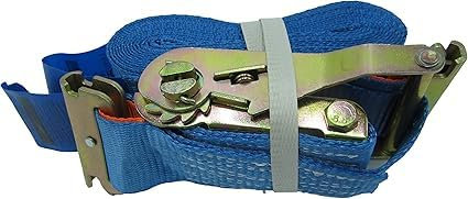 Eslinga SUJECION DE Carga para Perfil Combi 2,5 TONELADAS 4,80 Metros, Trincaje, Tensor, zuncho, cinchas para CAMION, Remolque, SEMIRREMOLQUE, FURGÓN, FRIGORÍFICO