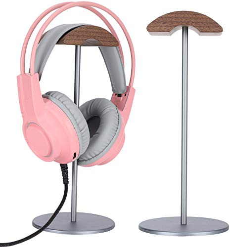 Pssopp Hörlursställ i Aluminium, Headsethållare, Hörlurshängare Universal Gaming Display Stand för Alla Hörlurar