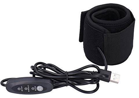 FAUOSWUK Cinturón Calefactor de Lentes USB 6,5 W, Cinturón Desempañador de Calentamiento Rápido para Lentes de Cámara y Telescopio, Longitud Ajustable para Uso en Exteriores