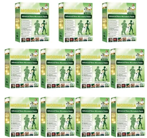 Moringa Nano Micro Needles Patch | Multifunktionell vård, vikthantering, glykemisk balans, ledstöd och cirkulation