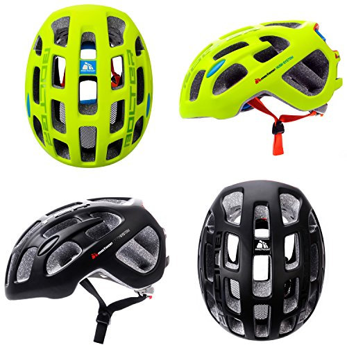 meteor Fahrradhelm Herren Damen Kinder-Helm MTB rollerhelm kinderfahrradhelm Mountainbike rennradhelm Inliner skaterhelm BMX fahradhelm Scooter Jungen Bike Helmet L(58-61cm), Schwarz