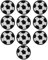 Fyearfly Fußball Stickereien, 10 Stück Aufnäher Fussball Aufnäher Zum Aufbügeln Fussball, Lässig Patches Fussball Für Jeans, Rucksäcke, Schals, Socken